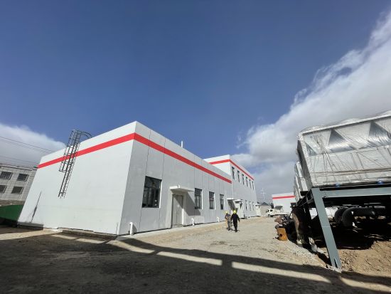 圖為大唐興海清潔能源有限公司子科灘鎮(zhèn)、河卡鎮(zhèn)項目建成開始供熱。曹有山 攝